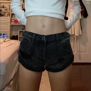 Black One Teaspoon Shorts